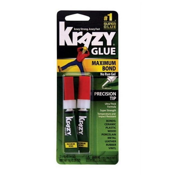 Krazy Glue KG817 Krazy Maximum Bond Super Glue Gel -