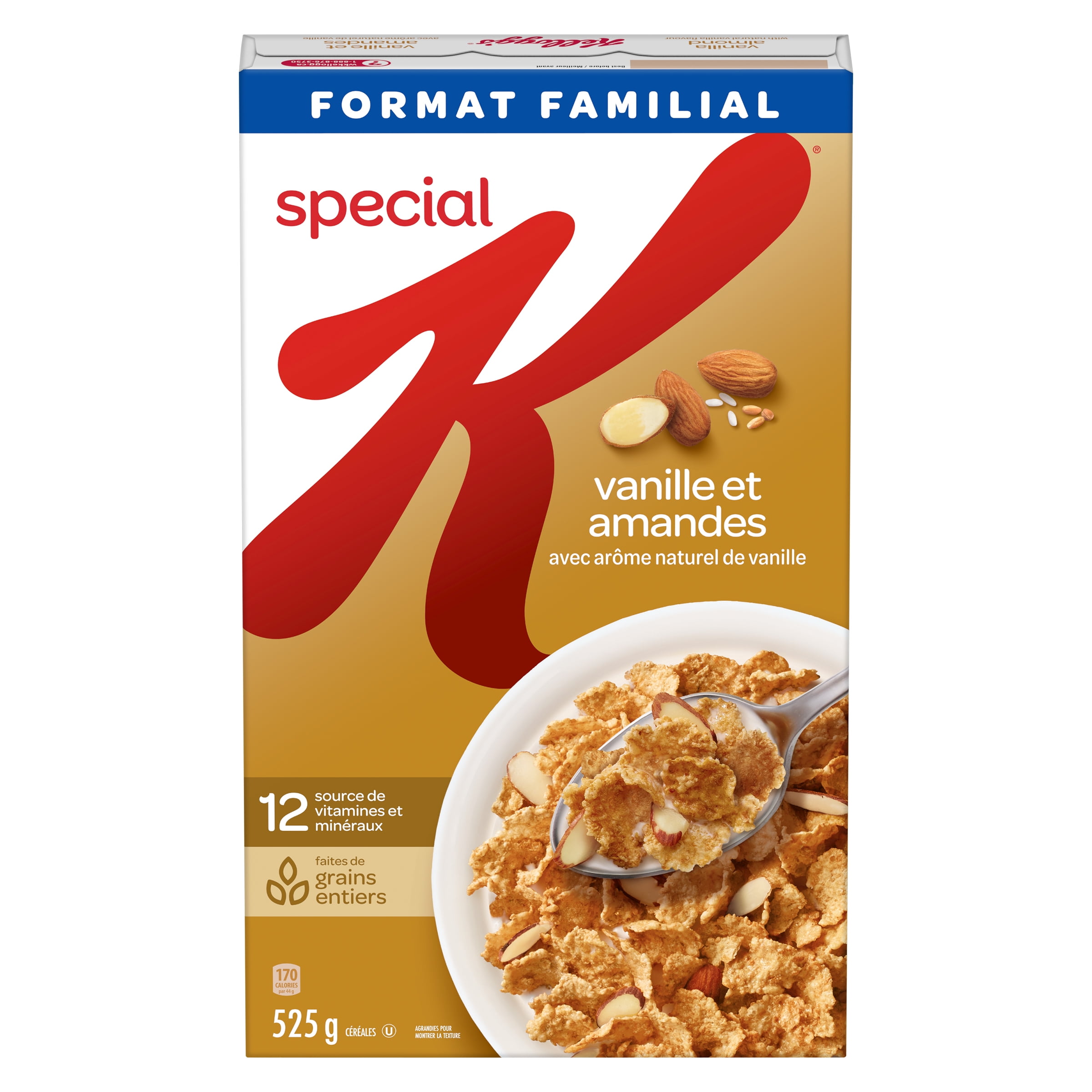 Kellogg's Special K Cereal Vanilla Almond Family Size 525g