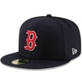 thumbnail image 2 of NEW Boston R_ed Sox brand new Game Collection On-Field POP UV Fitted baseball cap/hat, 2 of 4