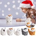thumbnail image 2 of B Interactive Realistic Cat Plush Animal With Sound Feature Soft Stuffed Toy Educational Sensory Gift For Kids Birthday Party 6.3X5.5 Inch, 2 of 2