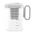 thumbnail image 2 of Plastic Cold Water Pitcher, Large-Capacity Beverage Dispenser With Leak-Proof Sealing Lid, for Refrigerator Use, Gray, 2 of 6