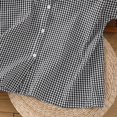 thumbnail image 4 of Mujeres Blusas de Verano de Color Sólido Bolsillos de la Solapa de la Chaqueta de la Parte Superior, la Parte Superior Del Verano de las Mujeres, 4 of 6