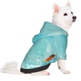 thumbnail image 2 of Fotbe Tranquil Ocean Canoe Journey Print Small Dog Sweater Hoodies Pet Grey Hooded Soft Fleece Sweatshirts with Pocket Fall Winter Puppy Cat Sweaters Warm Clothes-Medium, 2 of 7