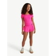 thumbnail image 6 of Justice Girls Mesh Hem Tulip Short Set, Sizes XS - XLP, 6 of 9