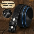 thumbnail image 5 of WHIPPY Kids Leather Belt for Boys Girls Western Cowboy Cowgirl Genuine Leather Belt for Jeans Dresses Gift, 5 of 7