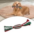 thumbnail image 3 of Juguete Duradero para Masticar perros Yinane juguete interactivo Cuerda de limpieza Masticar nudo masticable 22cm Caramelo, 3 of 8