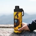 thumbnail image 7 of Picia Butterfly On Sunflower Pattern Water Bottle 18 oz Stainless Steel Insulated Bottles With Handle Leak Proof Gym Sport Water Jug BPA-free insulated kettle For Men Women Adults, 7 of 7