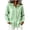 Green, variant on Women's Sun Protection Shirts Hoodie Cotton Linen Long Sleeve UPF 50+ Button Down Gauze Shirts Lightweight Summer Tops with Chest Pocket Black Small