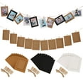thumbnail image 2 of Huanledash 10Pcs/Set Hanging Photo Frame Birthday Party Booth Home Decor Photography Props, 2 of 8