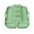 thumbnail image 3 of Silicone Taco Plate Holder with Dividers, Reusable Taco Tray with Handle for Party, Taco Bar Serving, Dishwasher and Microwave Safe, Ideal for Family Meals, Entertaining & Baking, 3 of 10