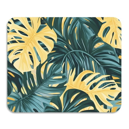 

ALAZA Dish Drying Mat for Kitchen Tropical Leaf-n3 Counter Absorbent Draining Pad 23.6 x19.7