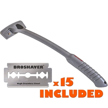 BRO SHAVER Back Hair Shaver, Uses Standard Double Edge (DE) Safety Razor Blades