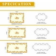 thumbnail image 4 of Fall Pumpkin Tablecloth Rectangle 60 x 84 inch Table Cloth Cute AutmnTropical Flower Indoor or Outdoor Holiday Palm Leaves Table Decorations for Dinner, 4 of 5