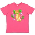 thumbnail image 3 of Inktastic Cute Orange and Green Axolotl Youth T-Shirt, 3 of 5