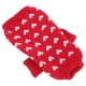 thumbnail image 2 of Suéter elástico de cuello alto con estampado de corazón para perro, ropa de invierno (talla L), 2 of 4