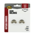thumbnail image 3 of M-D Building Products 32020 1/2 in. Pewter Aluminum Bullnose Outside Corner, 3 of 6