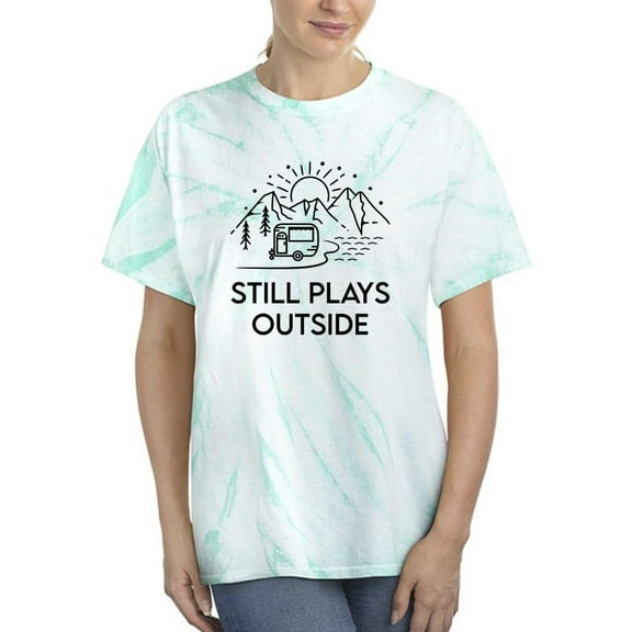 Still Plays Outside Tie Dye Cyclone Women -Smartprints Designs, Female Small