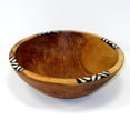 thumbnail image 2 of Jedando Handicrafts Handcarved Olive Wood Bowl 9 in. with Inlaid Bone, 2 of 2