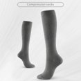 thumbnail image 3 of POINTERTECK Chaussettes de Compression pour Femmes et Hommes Soutien Gradué 15-20 mmHg Medias de Compresion Mujer(3 Paires), 3 of 8