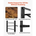 thumbnail image 5 of KFFKFF 4-Tier Water Jug Rack, Organizer for 3 and 5 Gallon Bottles, Heavy-Duty Storage Shelf with Detachable Design for Home, Office, and Kitchen, Black and Brown, 5 of 9