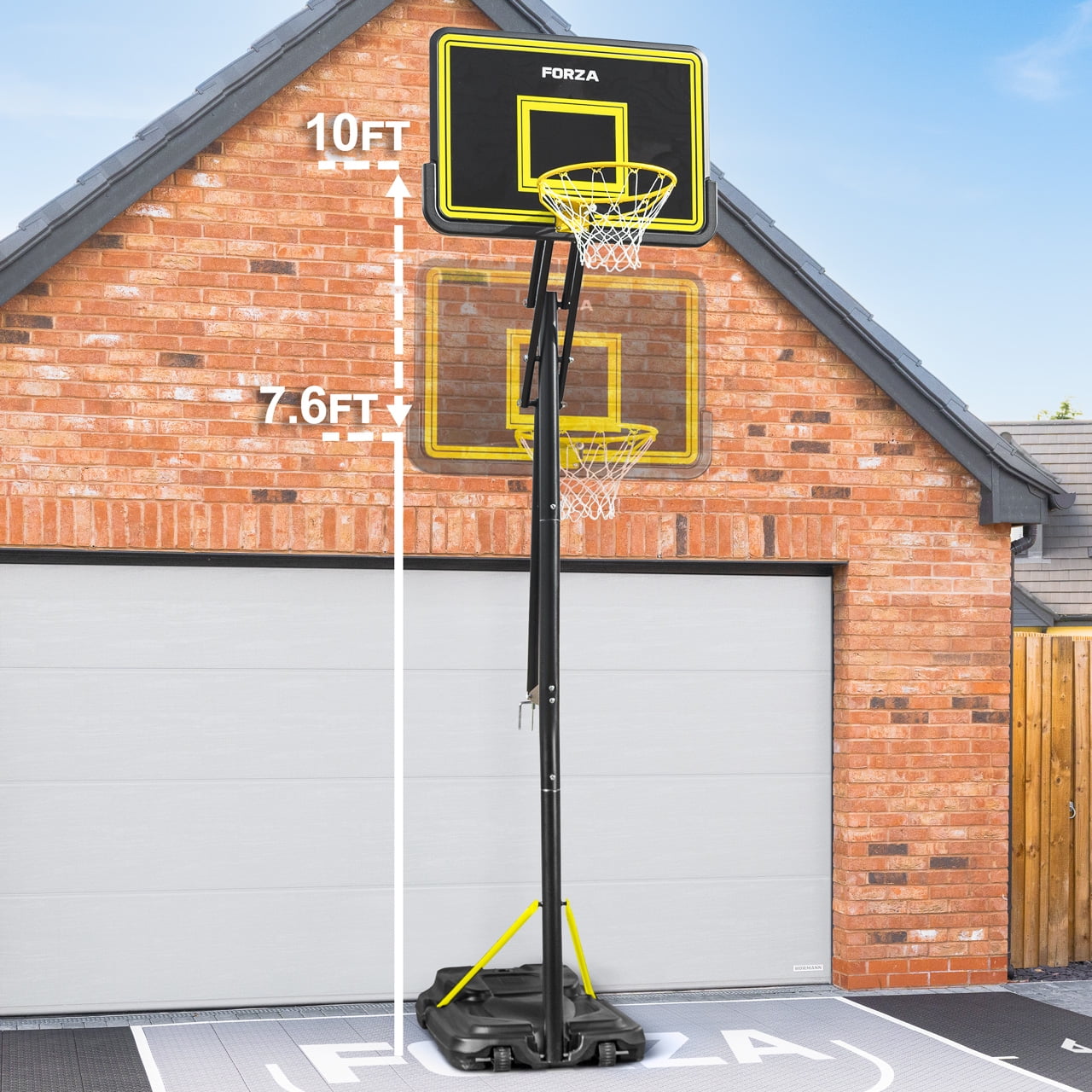 FORZA Adjustable Basketball Hoop and Stand System [JS305 Pro]