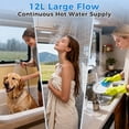 thumbnail image 6 of RV Tankless Water Heater Propane Gas Camper 65000BTU 3.5GPM Controller 12V 10L, 6 of 10