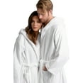 thumbnail image 3 of Women's Deluxe Cotton Hooded Robe - Extra Soft & Absorbent, 3 of 6