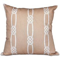 Simply Daisy 16" x 16" Tom Foolery Stripe Print Outdoor Pillow