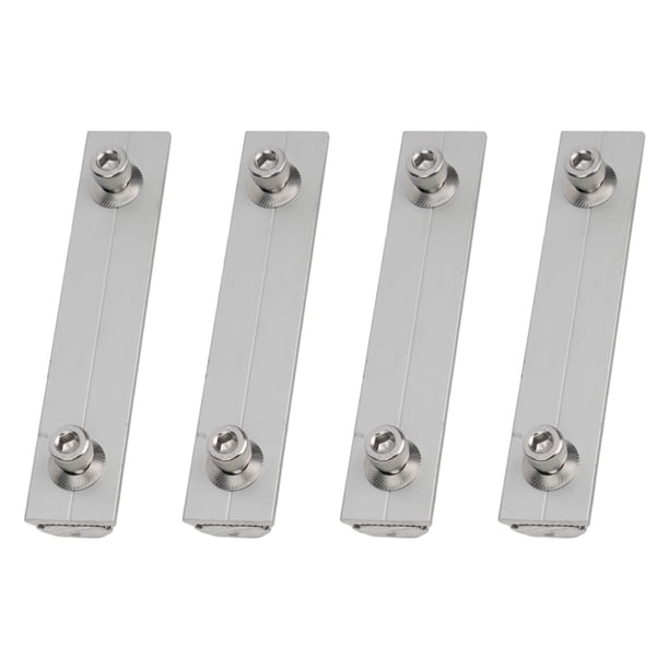 Lot De 4 Connecteurs Pour Rail De Montage De Panneaux Solaires – Raccord De Profilé, Fixation Robuste