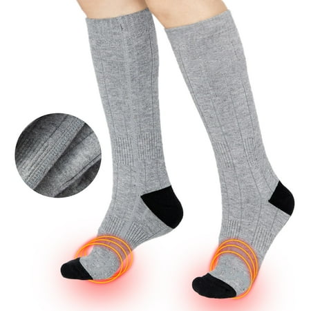 

Zedker Temperature Regulating Heating Socks Electric Socks Long Tube Warm Electric Heating Socks Charging Heating Foot Warmer Clearance