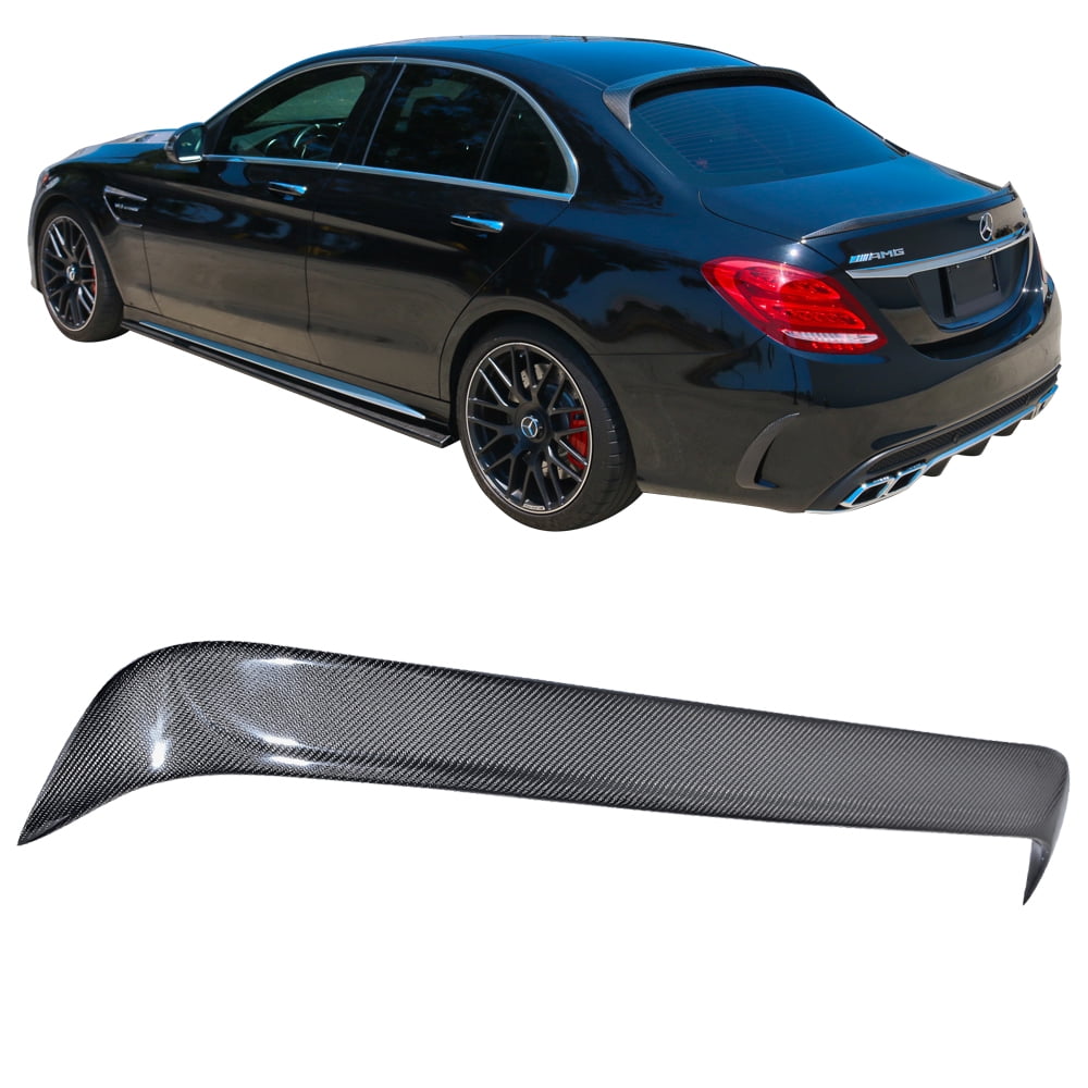 Ikon Motorsports Roof Spoiler Compatible with 15-21 Benz C Class W205 ...