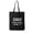 Black, variant on Senior Twenty Twenty Cotton Canvas Tote Bag