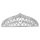 thumbnail image 4 of KAKOWELY Coronas de cristal para mujer, tiara de novia, diadema de reina real, tocados de princesa para mujer, coronas de plata para novia, boda, graduación, fiesta de cumpleaños, 4 of 4