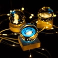thumbnail image 2 of Luz de noche LED 3D con forma de bola de cristal para niños, proyectores de Luna y galaxia, lámpara de decoración de dormitorio, regalos creativos, 2 of 4