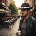 thumbnail image 4 of Hsqqdc Elegant Fedora Trilby Hat, Nonwoven Jazz Cap Classic Gentleman Panama Hat, 4 of 7