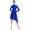 Royal Blue, variant on Doomiva Women's Sparkly Sequin Lyrical Dance Dress Long Sleeve Tulle Skirt Leotard Contemporary Dancewear Royal Blue S