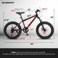thumbnail image 2 of Aukfa 20" Kids Mountain Bike,7 Speed Teenager Children Kids' Bicycles,Red, 2 of 7