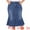 Blue, variant on DARING DIVA Women's Plus Denim Fishtail Midi Jean Skirt with Pockets 1X Grey Blue