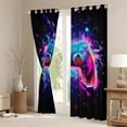 thumbnail image 3 of Homewish Cartoon Game Console Blackout Curtains Set of 2 (52x84 Each) for Kids, Video Game Lover Window Curtains, Chic Gamepad Gamer Curtains and Drapes, Window Curtains Home Decor, 3 of 5