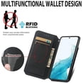 thumbnail image 2 of Compatible with Samsung Galaxy S23 Plus s23+ 5G Wallet Case,Premium Leather Flip Wallet Case with Card Slots Kickstand Magnetic Buckle Shockproof Protective Cover for Galaxy S23 Plus, 2 of 5