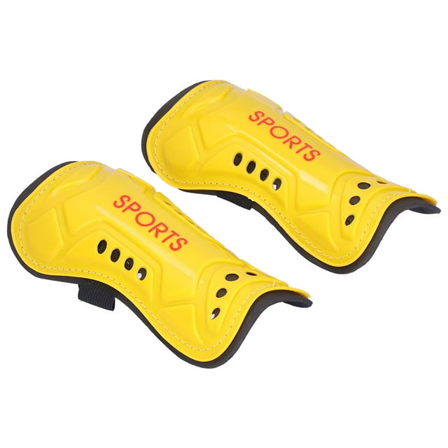 Shin Pads, 1 Pair One Size Protective Leg Calf Protective Gear For Adults For Training Yellow