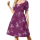 thumbnail image 4 of Vestido Neuron de manga corta con acuarela, vestidos de manga larga, vestidos de noche, 4 of 8