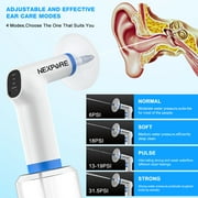 NEXPURE Ear Wax Removal, Ear Cleaning Kit,4 Cleaning Modes, One-Touch Start Water Spray,5 Ear Tips & Ear Basin