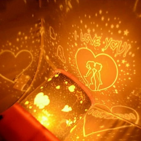 

Manually Rotate Projector Luminous Night LED Light Christmas Gift for Children Lovers 2 Generations