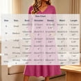 thumbnail image 3 of Jovrlynd Midi Dresses for Women Fall Long Sleeve V Neck Pleated Boho Party Dress with Pockets, S-3XL, 3 of 8