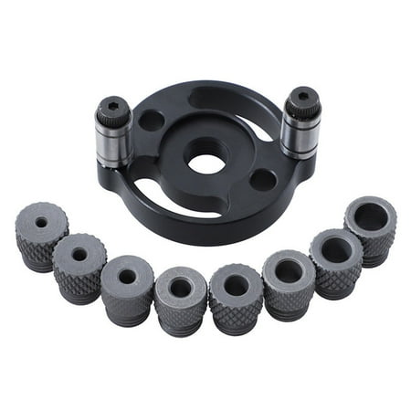 

GoFJ 1 Set Practical Hole Locator Effective Aluminium Alloy High Hardness Accurate Wood Drill Locator for Home