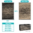 thumbnail image 6 of Ileading Outdoor Rugs for Patios Clearance 9'x12' Waterproof Patio Mat Plastic Straw Rug Reversible RV Camping Tent Rug Outside Area Rug for RV, Patios,Deck, Beach,Balcony, Camping, 6 of 9