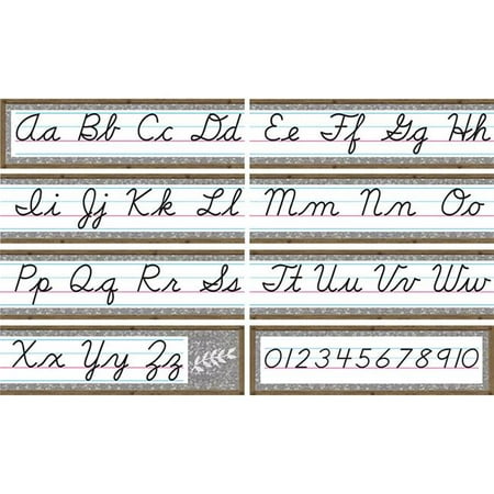 - Teacher Created Resources TCR8884 21 x 6 in. Home Sweet Class Cursive Mini Bulletin Board Set