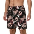 thumbnail image 2 of Balery Butterfly Mens Swim Trunks Swim Shorts for Men Quick Dry Inseam Beach Shorts with Compression Liner Pocket-Small, 2 of 9