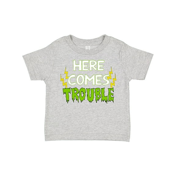 Inktastic Here Comes Trouble Boys or Girls Toddler T-Shirt